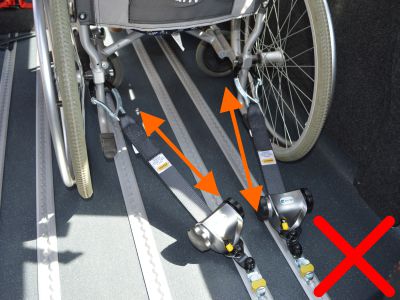 Dignity Travel wheelchair restraints